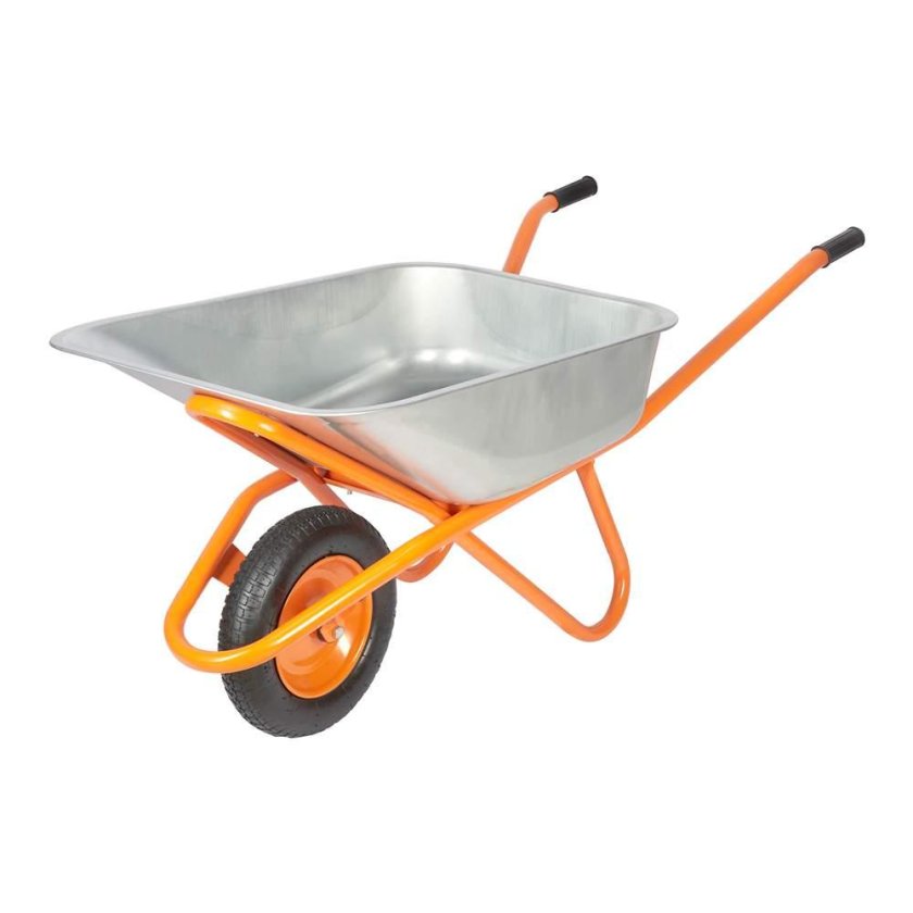 Тачка садово-строительная одноколесная Строймаш 90 л 170 кг (17031)