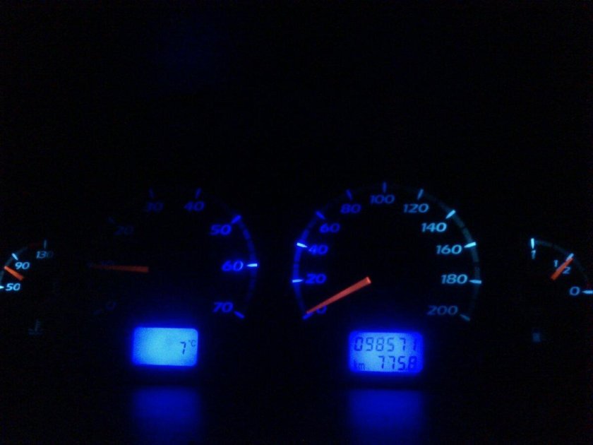 Пересвет приборки ИЖ 2126