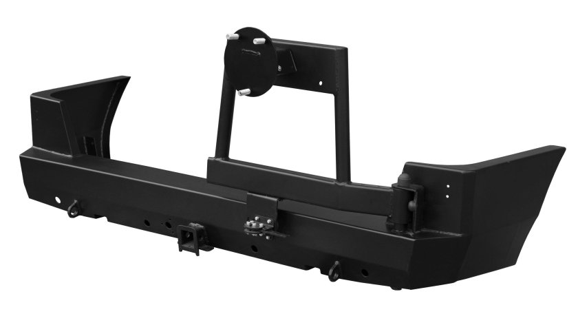 Бампер риф задний УАЗ Патриот (2005-2014) с площадкой под лебедку стандарт