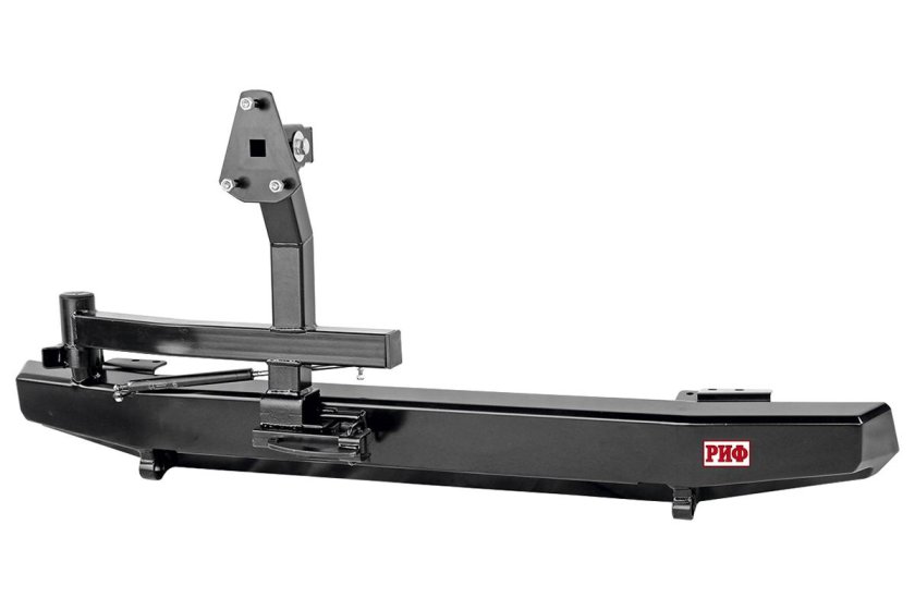 Задний силовой бампер на УАЗ Хантер