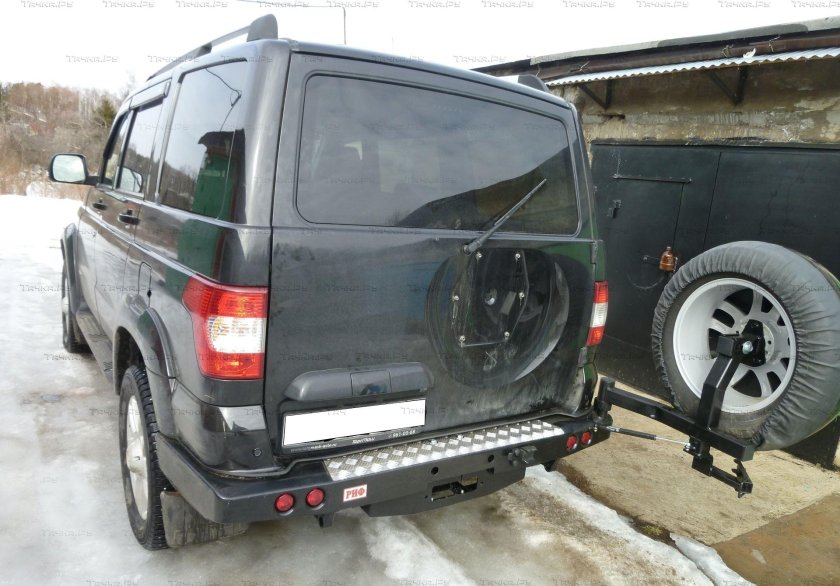 Силовой бампер риф на УАЗ Патриот