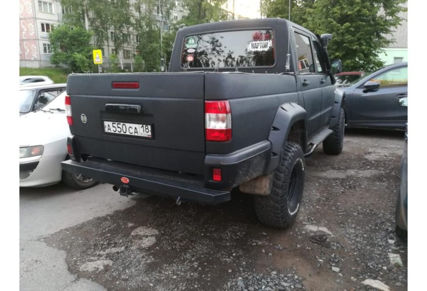Силовой бампер УАЗ пикап