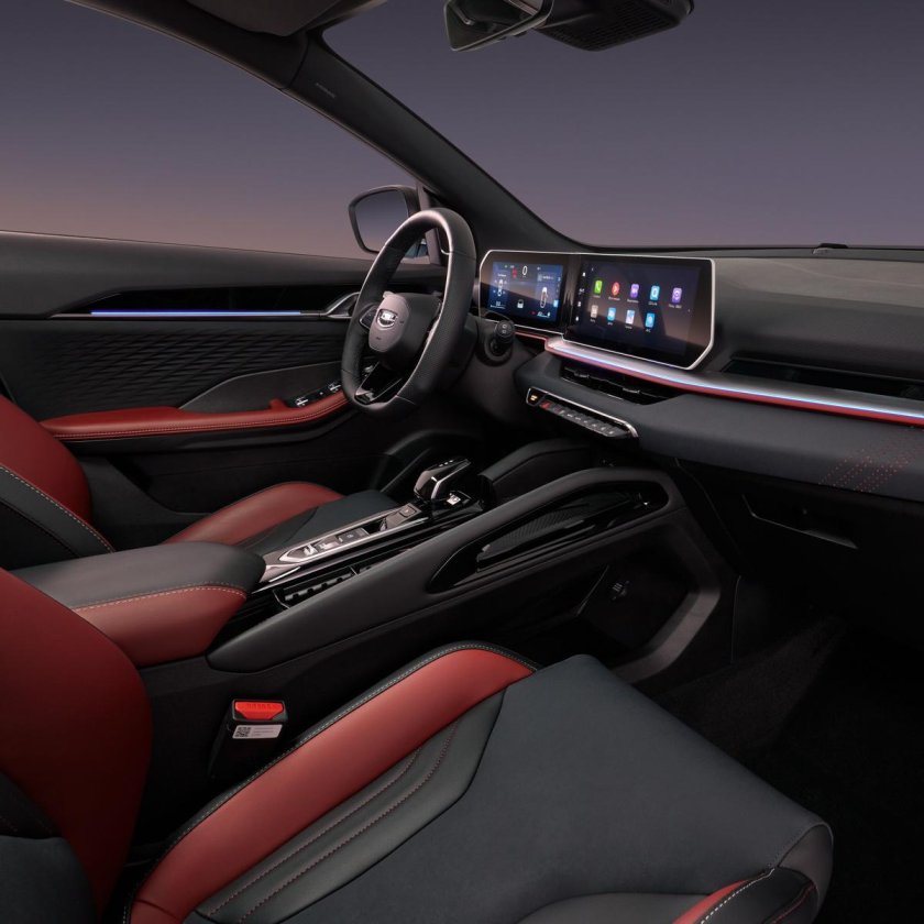 Geely coolray интерьер