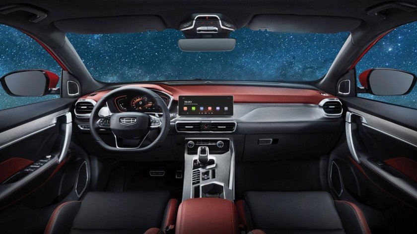 Geely Coolray 2024 интерьер