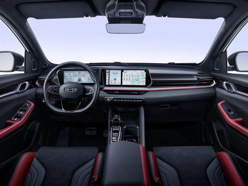 Geely coolray 2023 салон