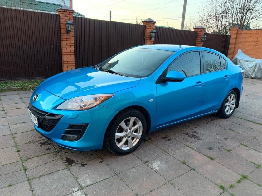 Mazda 3 BL 2011 голубая