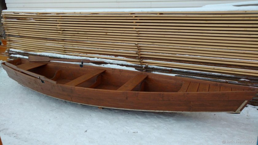 Весельные лодки из дерева