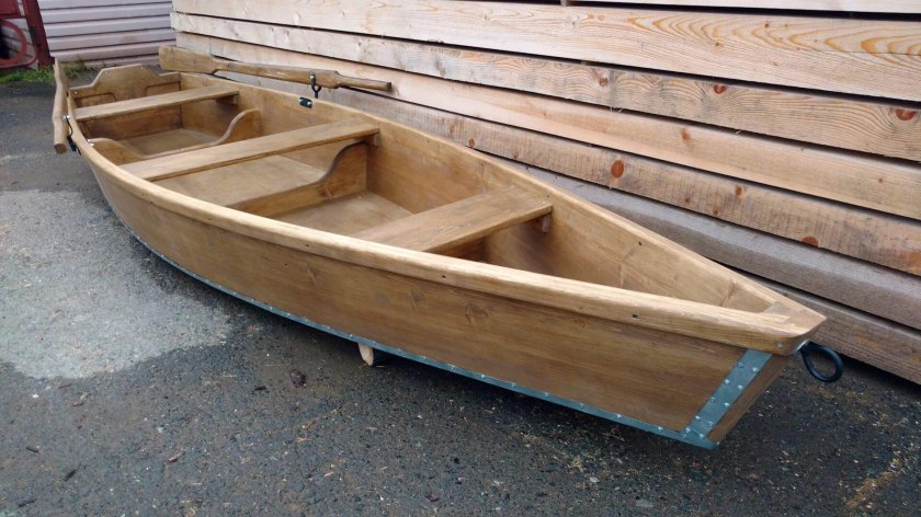 Деревянная лодка модель wb450