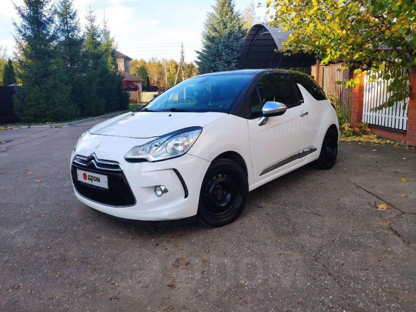 Габариты Ситроен дс3