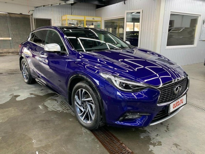 Синяя Инфинити синяя