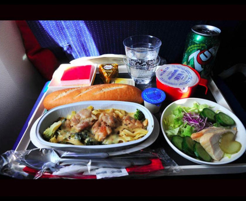 Еда в самолете бизнес класс