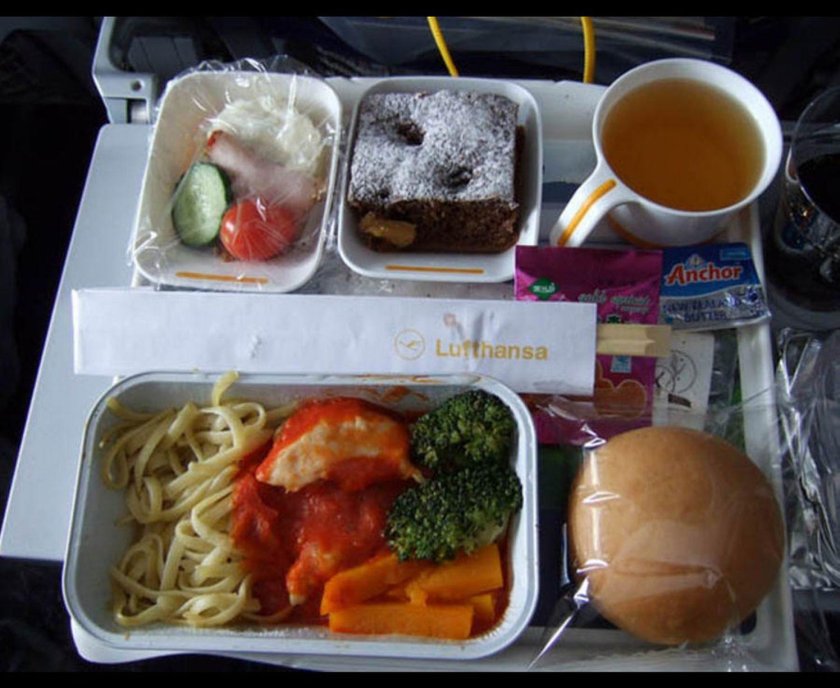 Люфтганза питание на борту