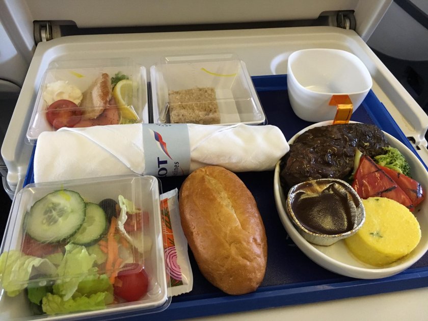 Aeroflot Comfort class питание