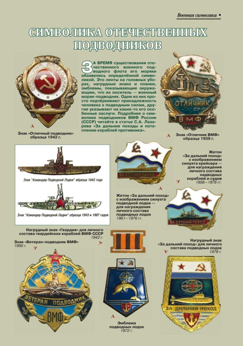 Знаки кораблей ВМФ СССР