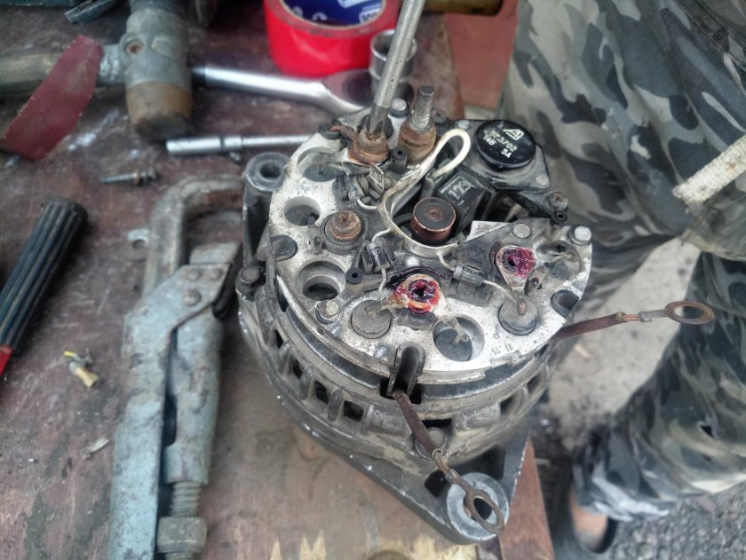 Разобрать Генератор ВАЗ 2114