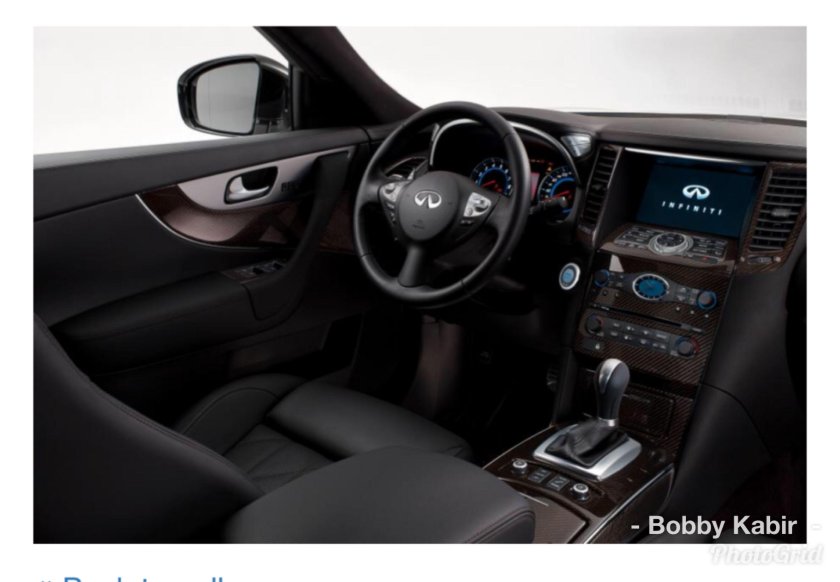 Infiniti fx50s Limited Edition