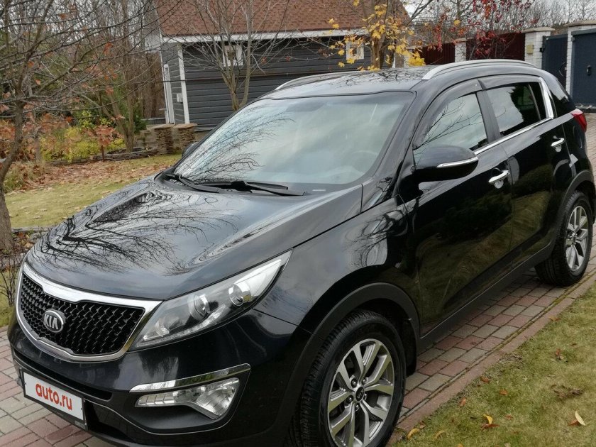 Kia sportage черный