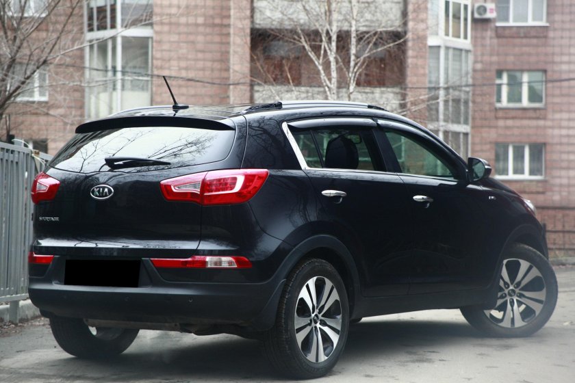 Kia sportage черный