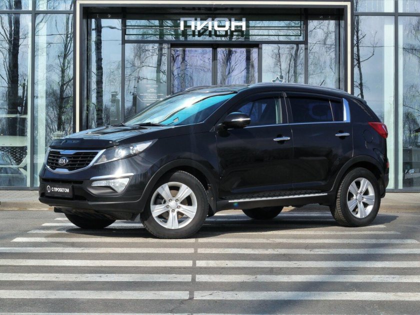 Kia sportage 2013 черный