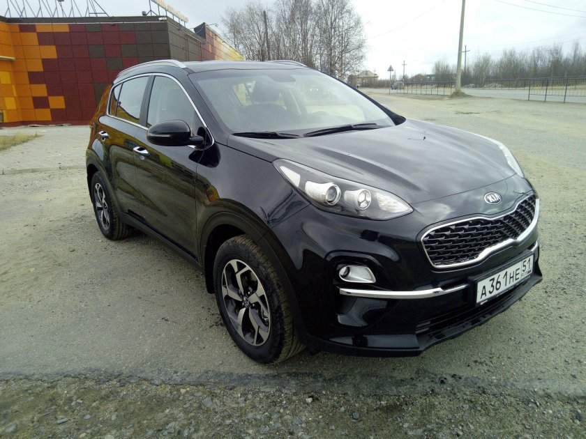 Киа Спортейдж черный