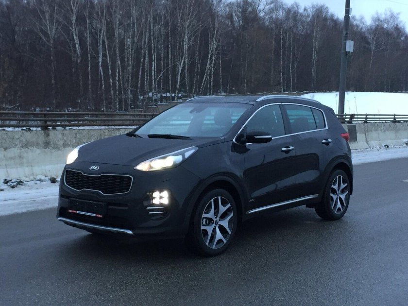 Kia Sportage 2016 черная