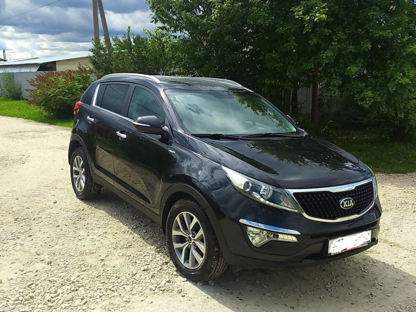 Kia Sportage 2015 черный
