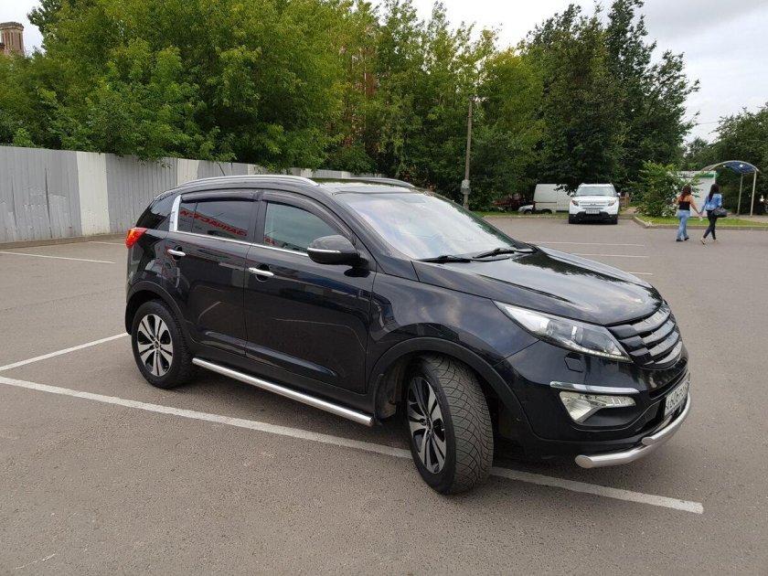 Kia Sportage 2015 черный