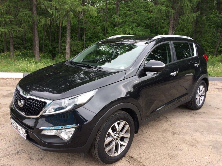 Kia Sportage 2015 черный