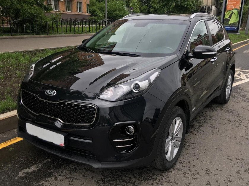 Киа Спортаж 2016 черный