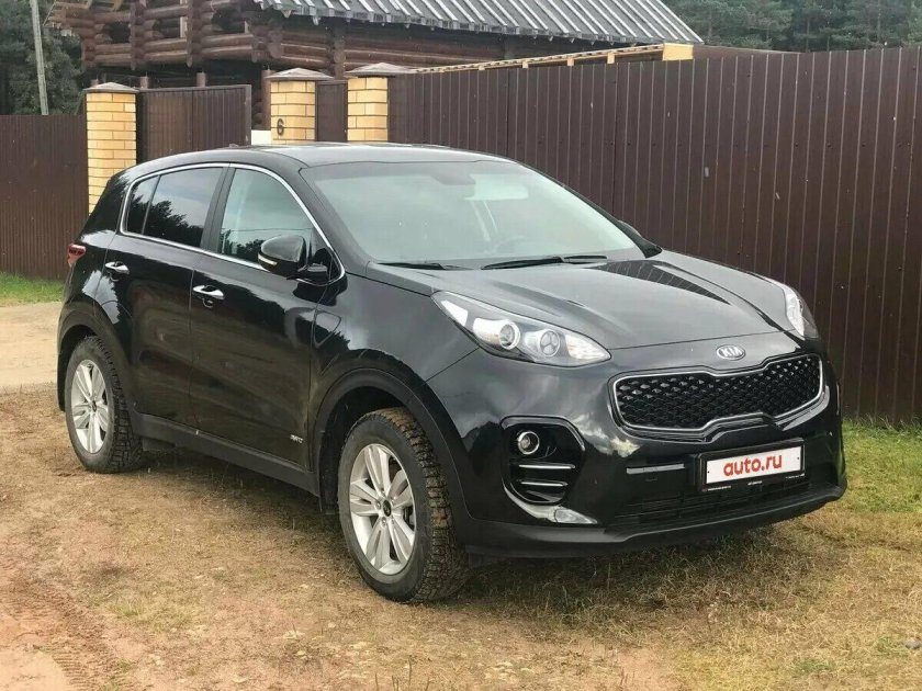 Киа Спортейдж 2017 черный