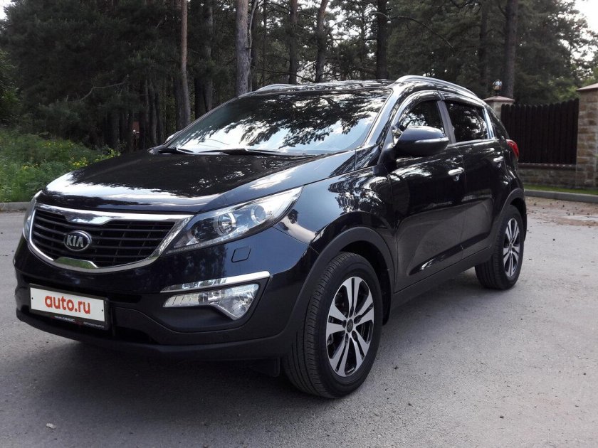Kia Sportage 2013 черный