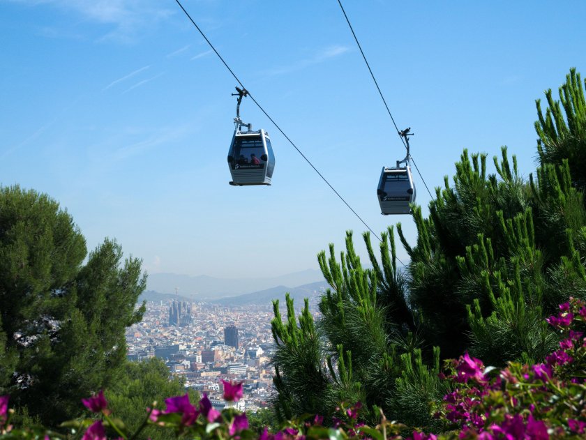 Монжуик канатная дорога