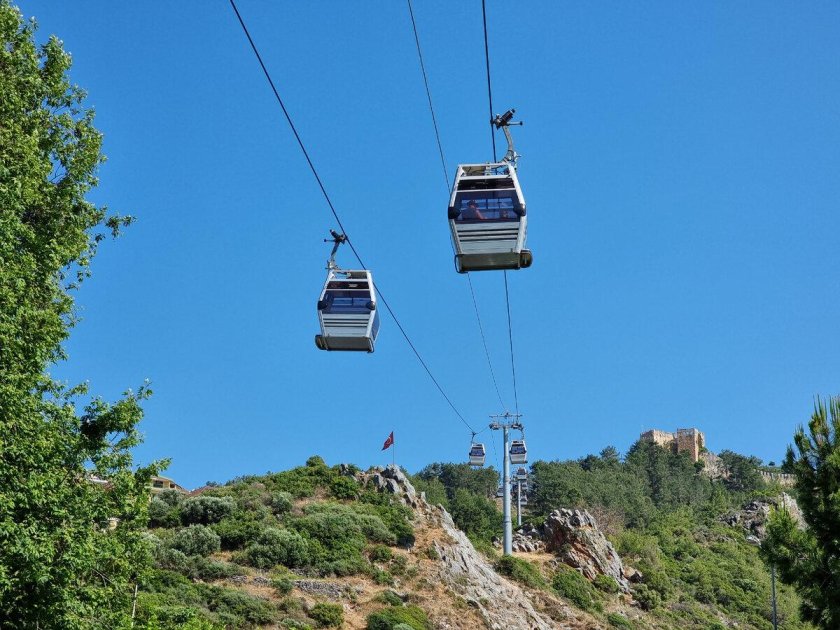 Канатная дорога в алании турции