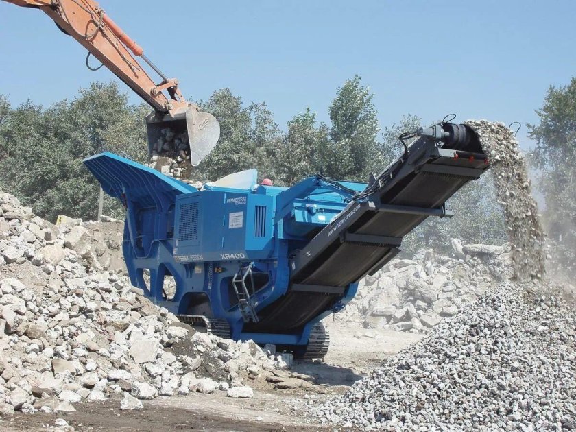 Дробилка шредер для бетона