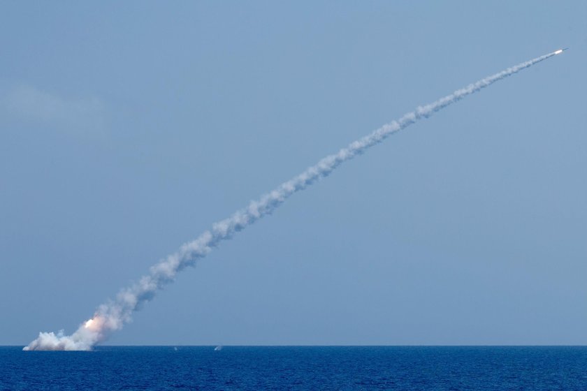 Запуск ракеты Калибр