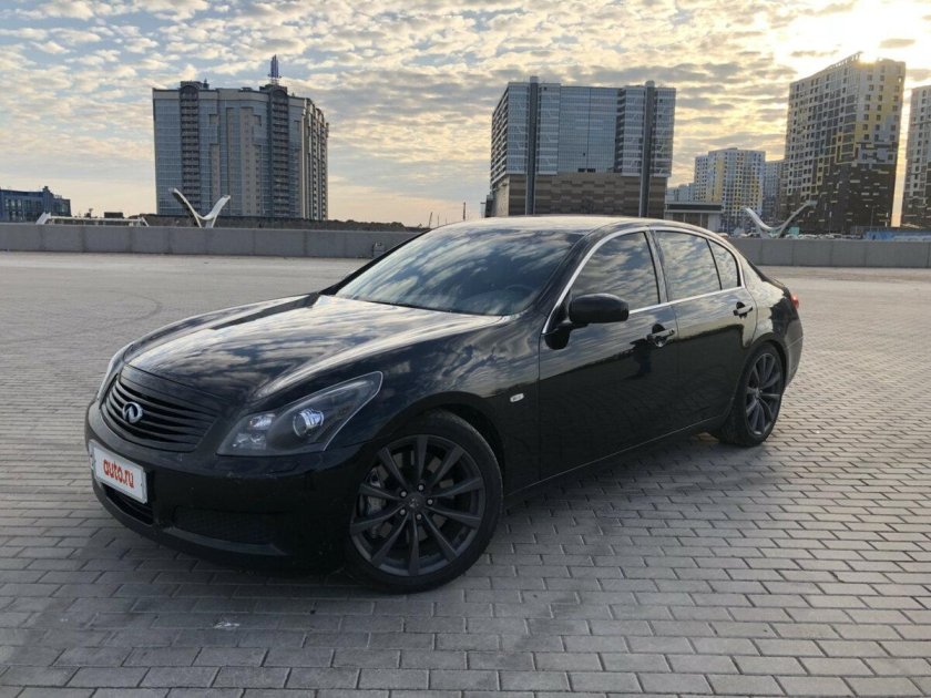 Infiniti g35x черный