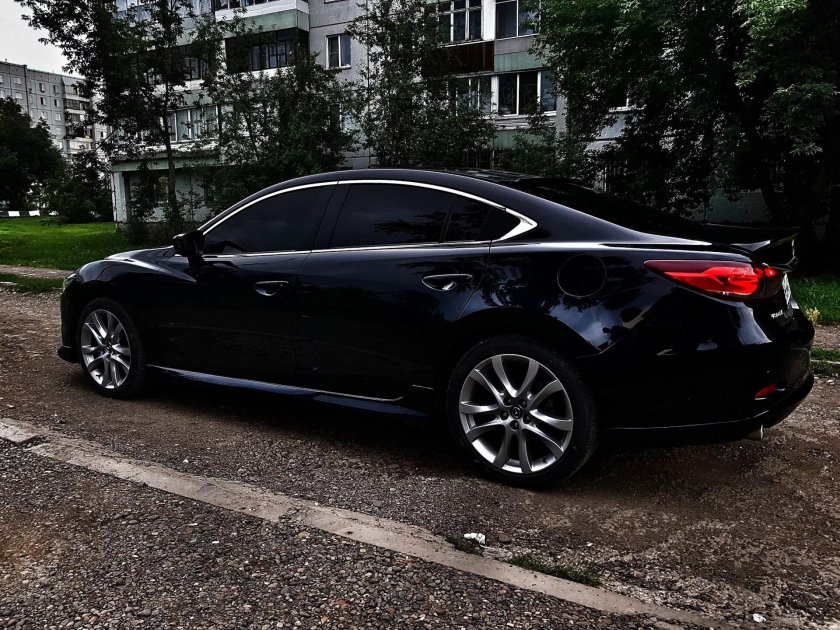 Мазда 6 2014 черная