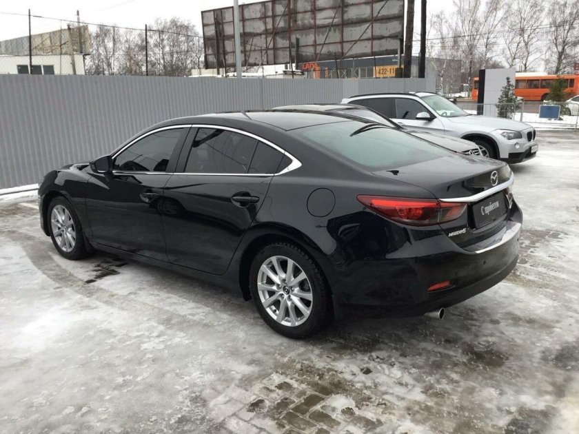 Мазда 6 в новом кузове черная