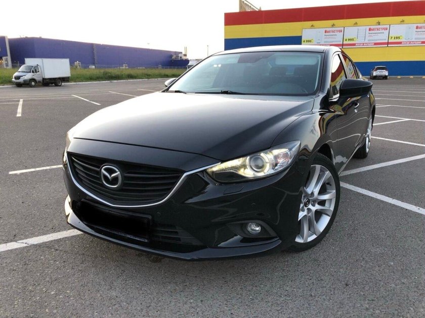 Мазда 6 GJ черная