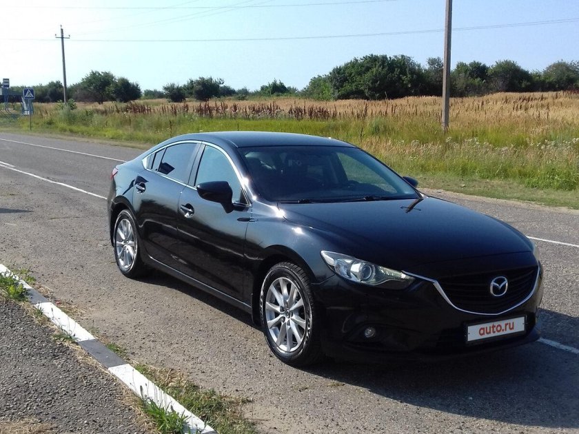 Мазда 6 седан черная