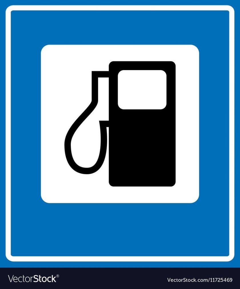 Знак заправка