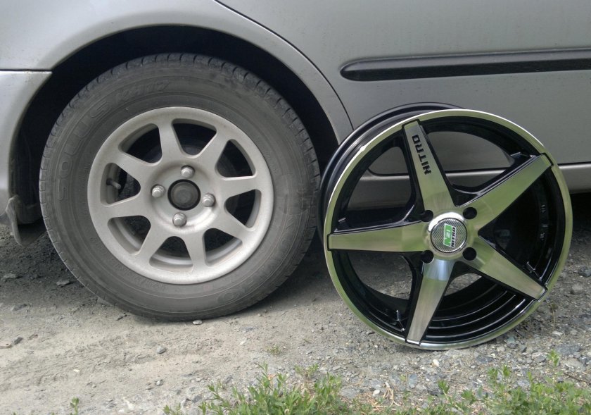 Диски нитро y243 r15 4х98 с резиной 195.50.15