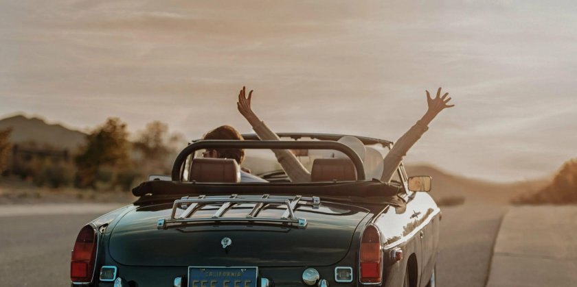 На кабриолете в Сан-Диего