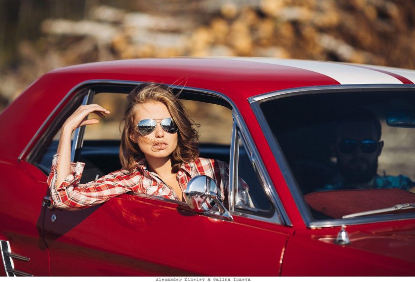 Фотосессия с машиной