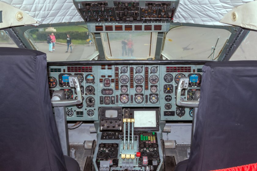 Ил 76 МД кабина