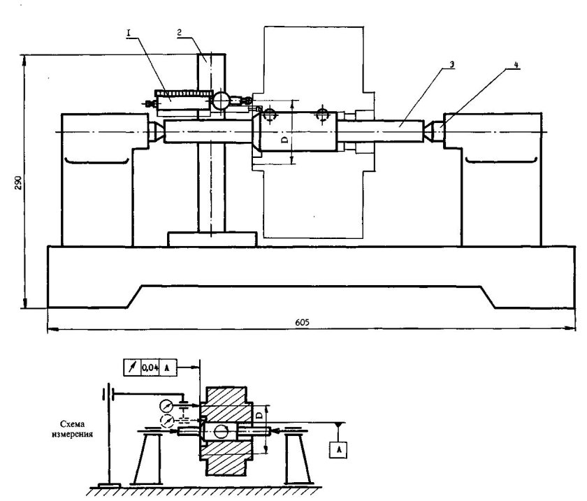 Оправка для контроля биения ф60