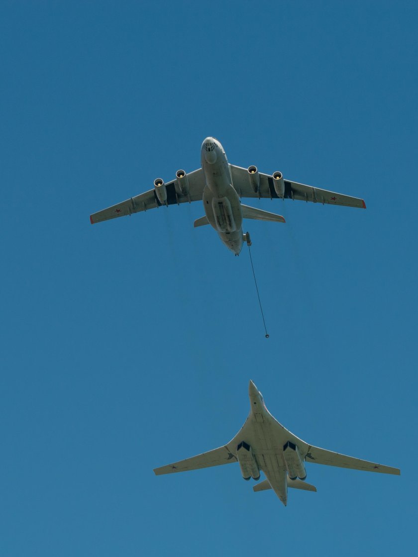 Ил-78 дозаправка