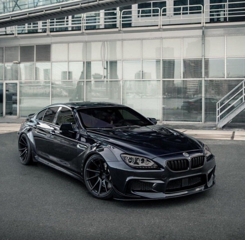 BMW m6 Gran Coupe Black