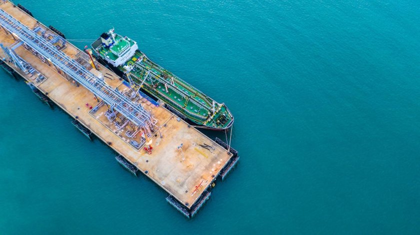 Порт вид сверху