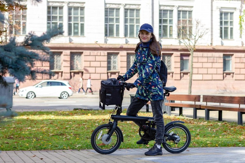 Электровелосипед из моноколеса